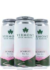 VERMONT BEER MAKERS SCARLET RED ALE 16OZ 4PACK