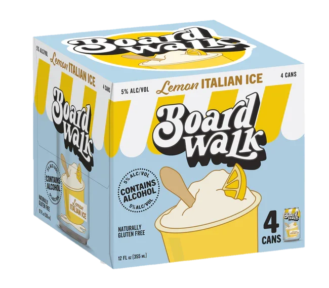 BOARD WALK LEMON ITALIAN ICE 4-PACK