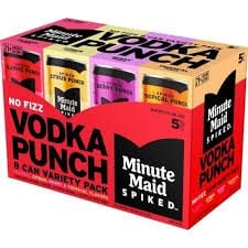 MINUTE MAID VODKA PUNCH 8-PACK VARIETY CANS