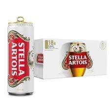 STELLA ARTOIS 18-PACK CANS