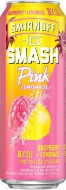 SMIRNOFF ICE SMASH PINK LEMONADE C - 12 23.5OZ