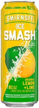 SMIRNOFF ICE SMASH LEMON & LIME C - 12 23.5OZ