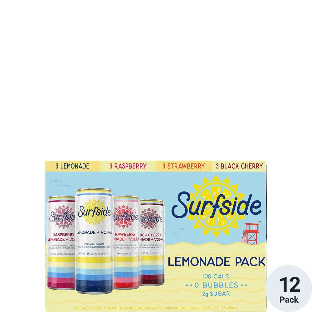 SURFSIDE LEMONADE VARIETY 12-PACK C-12OZ