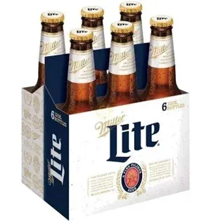 MILLER LITE 6-PACK B-12OZ
