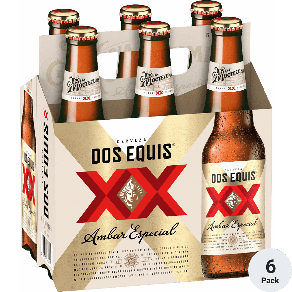 DOS EQUIS AMBER 6-PACK B-12OZ