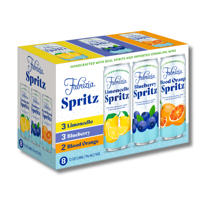 FABRIZIA SPRITZ VARIETY 8-PACK C-12OZ