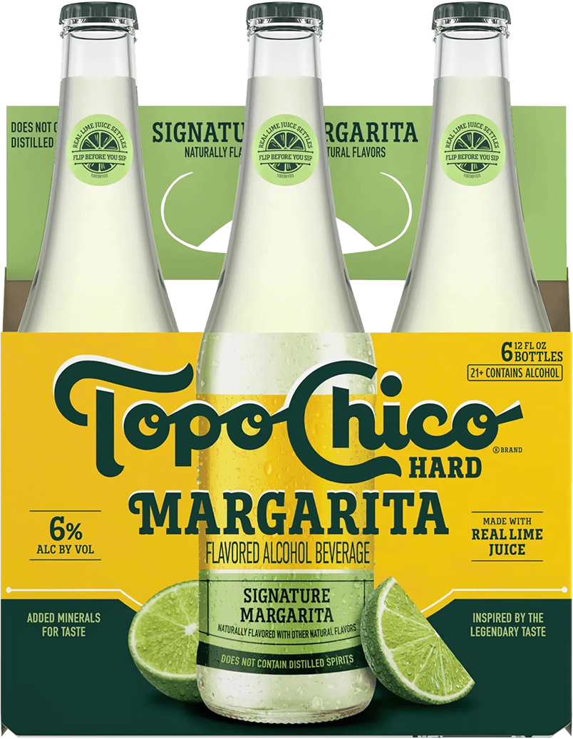 TOPO MARGARITA 6-PACK 12OZ GLASS