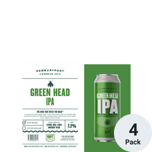 NEWBURYPORT GREEN HEAD IPA 4-PACK 16OZ CANS