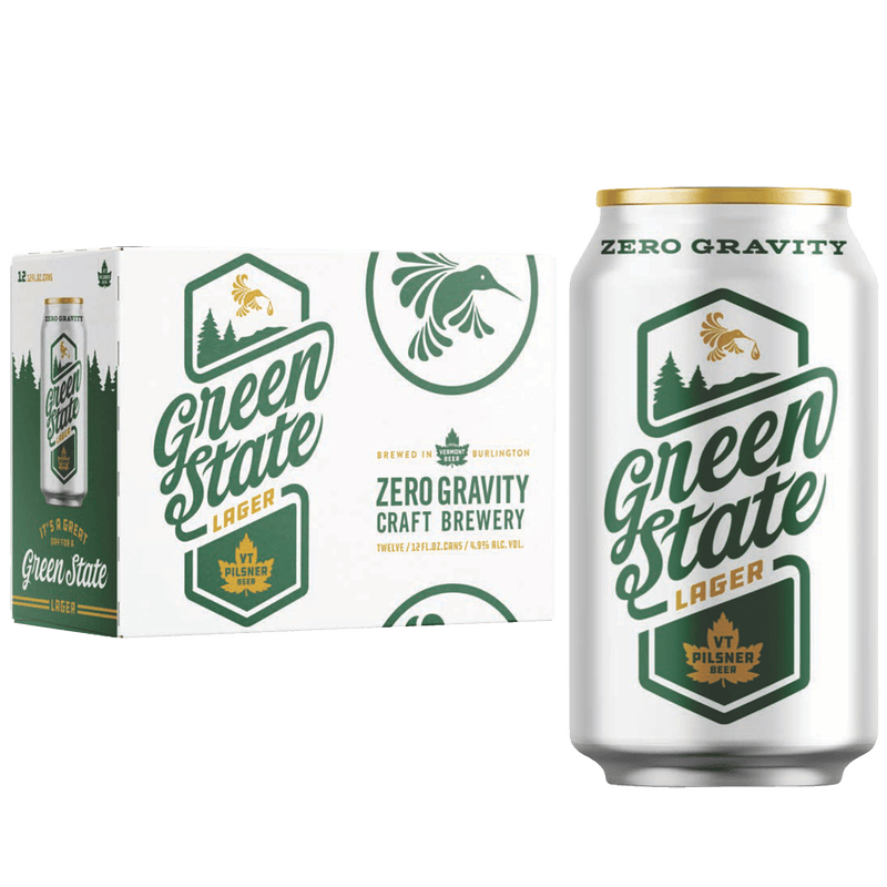 ZERO GRAVITY GREEN STATE LAGER 12-PACK C-12OZ