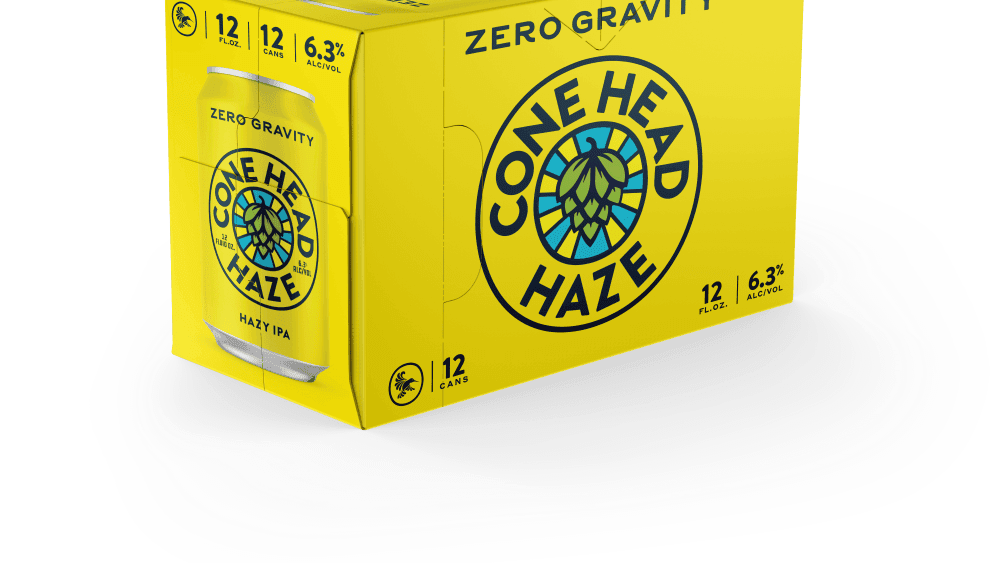 ZERO GRAVITY CONE HEAD (YELLOW) IPA 12-PACK C-12OZ
