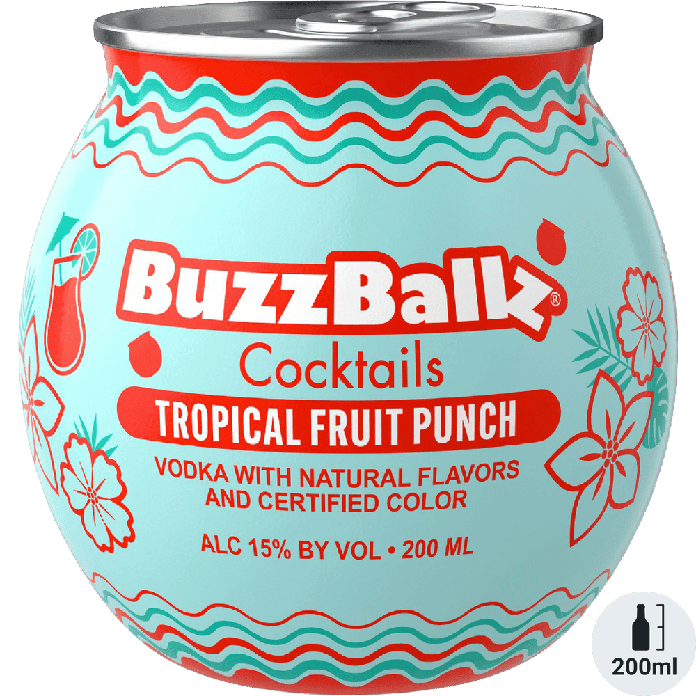 BUZZBALLZ TROPICAL FRUIT PUNCH 200ML
